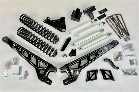 Ford F 250 4wd 2017 2022 6 Mcgaughys Lift Kit Premium Black Stainless