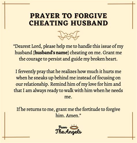 8 Powerful Prayers For A Cheating Husband To Stop