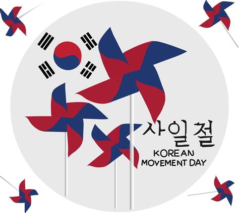 Korean March 1st Movement Vector Illustration 40738174 Vector Art At