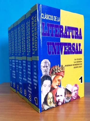 Clásicos De La Literatura Universal 7 Tomos Cuotas Sin Interés