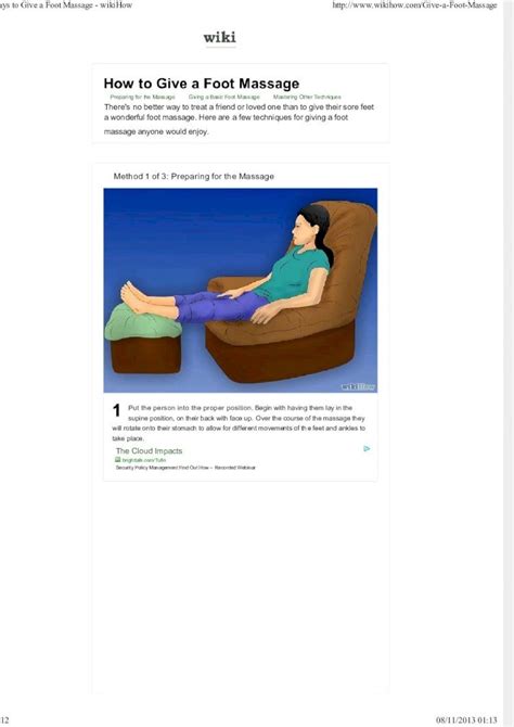 Pdf 3 Ways To Give A Foot Massage Wikihowpdf Dokumentips