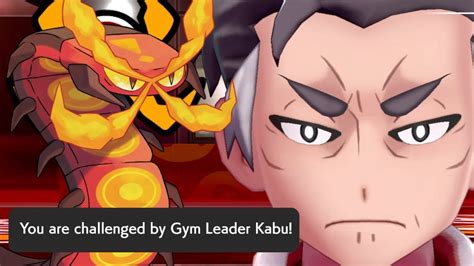 Fire Gym Battle Versus Kabu Pokémon Shield Playthrough Episode 19