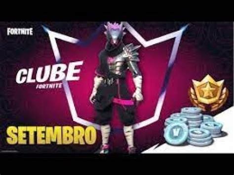 Fortnite Clube Setembro Itens Gratis YouTube