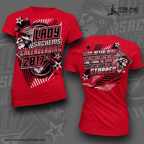 Saugus Sachems Cheerleading Tshirt Design By Triune Design Studio