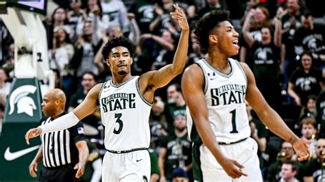 Michigan State Basketball Team Effort Lifting It To Big Ten Title
