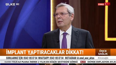 Önce Sağlık Dr Nihat Tanfer 4 Kasım 2023 Dailymotion Video