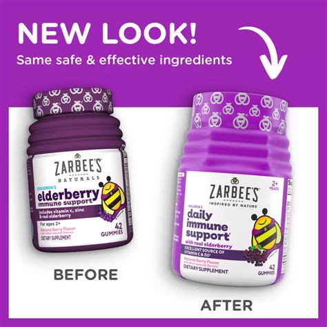 Zarbees Childrens Elderberry Immune Support Natural Berry Flavor