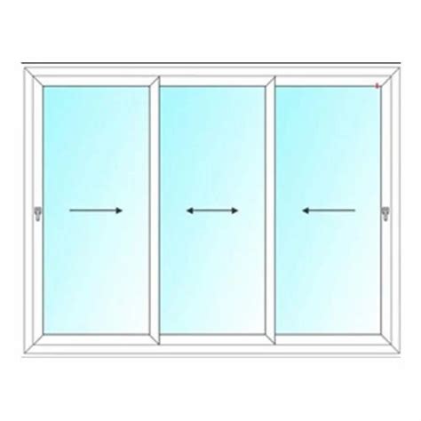 3 8 Mm UPVC Three Track Sliding Window By Window King At Rs 420 Sq Ft