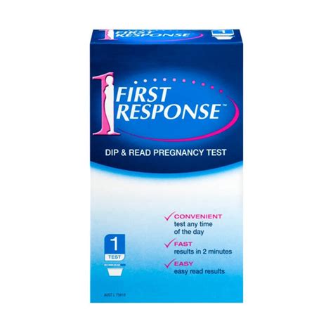 First Response Dip And Read Pregnancy Test 1 Test Michaels Chemist