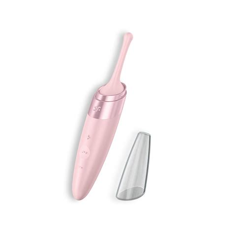 VIBRADOR TWIRLING DELIGHT SATISFYER ROSA Coisas De Homem