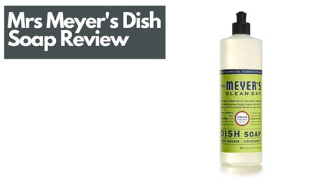 Mrs Meyer S Liquid Dish Soap Review Mr Product Reviews