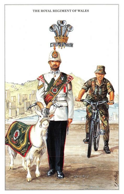 Postcard The British Army Series No 39 The Royal Regiment Of Wales