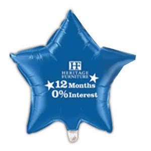 Star Shaped Balloons, Custom Printed With Your Logo!