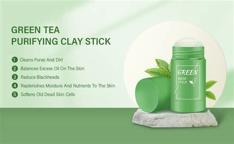 Pack Green Mask Clay Stick Gr Ner Tee Mask Deep Cleansing Smearing