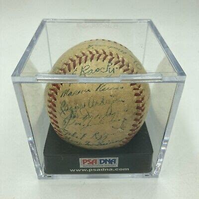 New York Yankees World Series Champs Team Signed Baseball Psa Dna