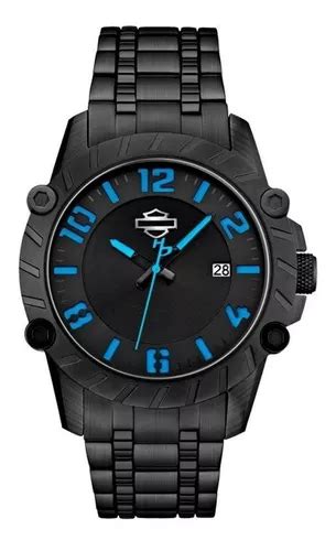 Rel Gio Bulova Masculino Harley Davidson Wh A Preto A O Mercadolivre