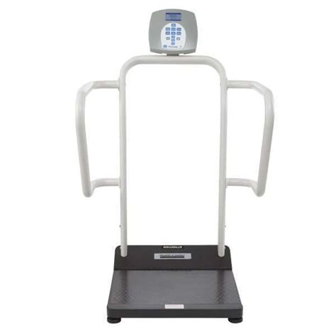 Health O Meter Kl Floor Scale With Handrail Top Medical Mobility