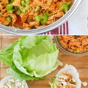 Crock Pot Buffalo Chicken Lettuce Wraps Recipe