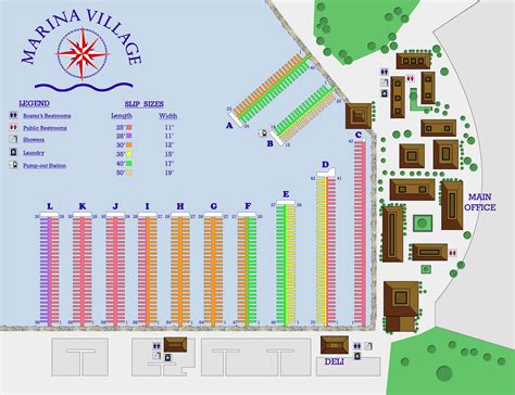 Marina Diagram – Marina Village