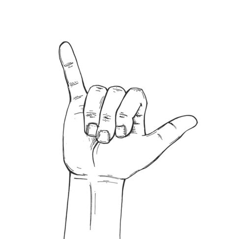 Sketch Of Hand Show Fuck Off With The Middle Finger Stock Vector Designfgb