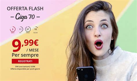 Iliad Giga 70 Offerta Flash Con Minuti E SMS Illimitati A 9 99 Euro