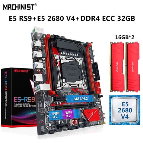 Machinist E Conjunto De Placa M E Rs X Kit Lga Processador