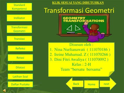 Ppt Transformasi Geometri Powerpoint Presentation Free Download Id