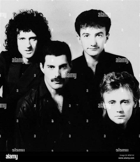 Brian May Freddie Mercury John Deacon Roger Taylor Queen Rock Band