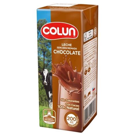 Super El Trebol Leche Colun Chocolate 200 Cc