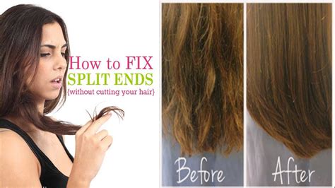 How To Fix Split Ends Without Cutting Hair Telugu Mantra YouTube