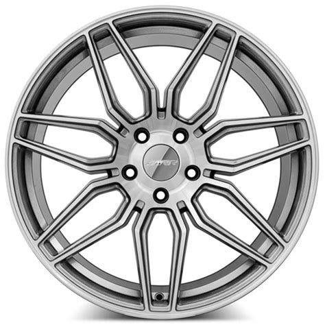 Staggered Mrr Wheels M Gunmetal With Machined Face Corvette