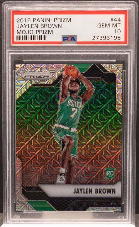 Jaylen Brown 2016 Prizm #44 Mojo /25 Price Guide - Sports Card Investor