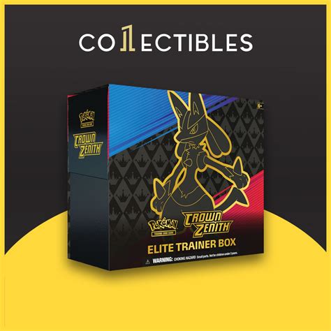 Pokémon TCG Sword Shield Crown Zenith Elite Trainer Box ETB