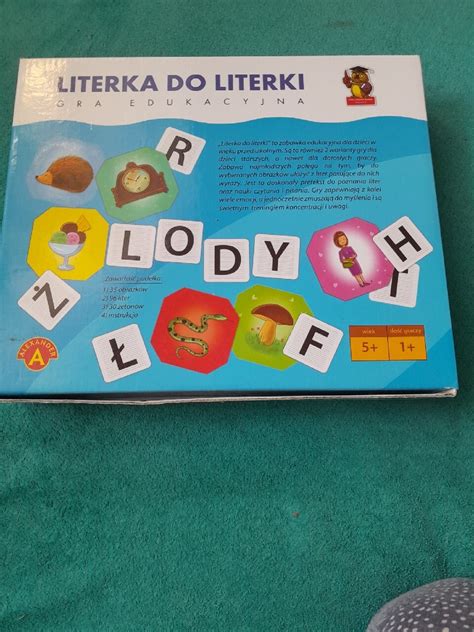 Literka Do Literki Gra Edukacyjna Dziadkowice Kup Teraz Na Allegro