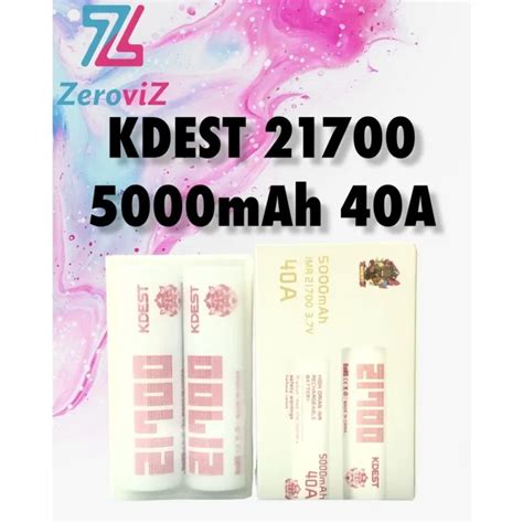 Vape KDEST 21700 WHITE BATTERY 5000MAH 40A 3 7V FOR E CIGARETTE MODS