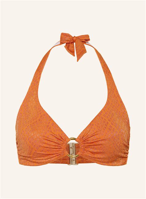 MARYAN MEHLHORN Bügel Bikini Top GLANCE in orange