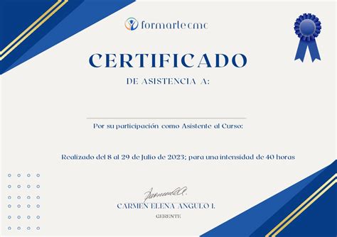 Certificado Curso Atenci N A V Ctimas De Violencia Sexual Formarte Cmc