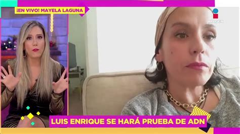 En Vivo Mayela Laguna Demostrará Que Su Hijo Sí Es De Luis Enrique Guzmán De Primera Mano