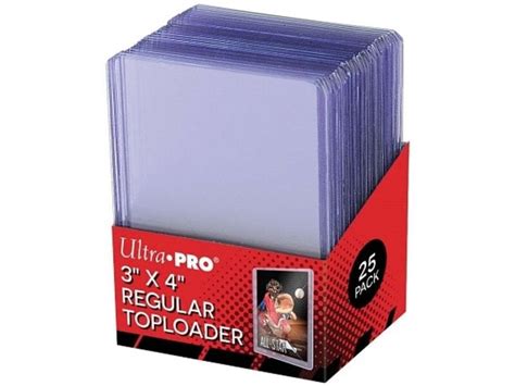 Ultra Pro Ultra Pro Topload 3x4 Regular Clear 25ct Au Royaume Des Titans