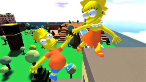 Garry S Mod Ragdolls The Simpsons Vol 165 YouTube