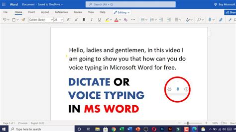 Dictation Option Missing Problem Voice Typing In Ms Word YouTube