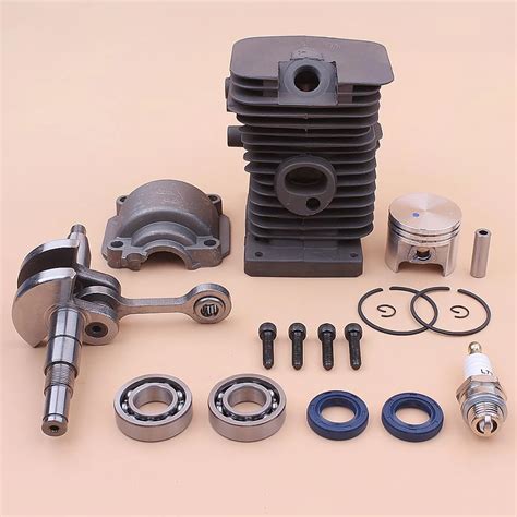 Crankshaft Mm Cylinder Piston Engine Pan Base Kit For Stihl Ms