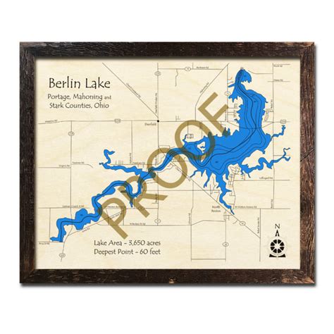 Lake Erie Port Of Toledo Nautical Wood Maps