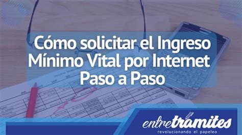 C Mo Solicitar El Ingreso M Nimo Vital Por Internet Paso A Paso