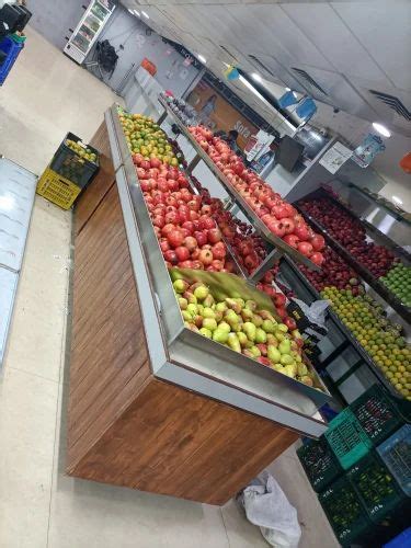 Stainless Steel Fruits And Vegetables Rack For Supermarket At Rs