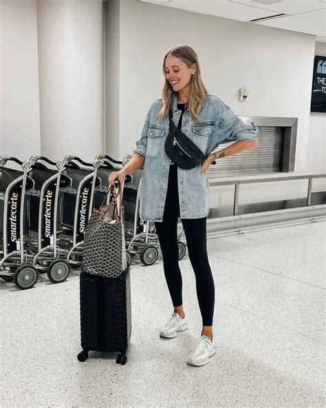 35 BEST CUTE COMFY AIRPORT OUTFIT IDEAS 2024 33 In 2024 Comfy