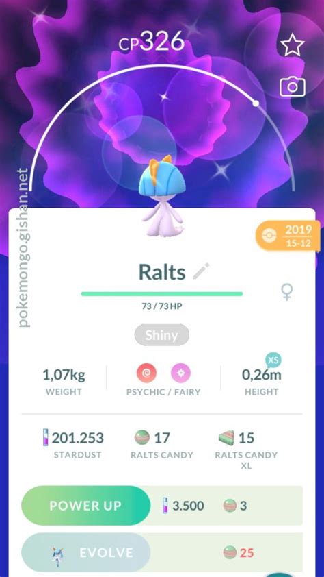 Shiny Ralts Pokemon Go