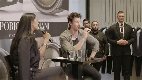 Shawn Mendes Interview At The Emporio Armani Event Youtube