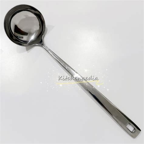 Jual Centong Sayur Sendok Kuali Sup Kuah Stainless Tebal Spatula Sodet