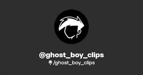 Ghost Boy Clips Instagram Facebook Tiktok Twitch Linktree